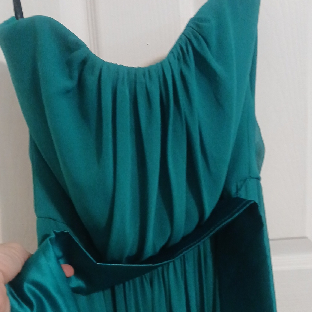 Dessy Collection Teal Dress